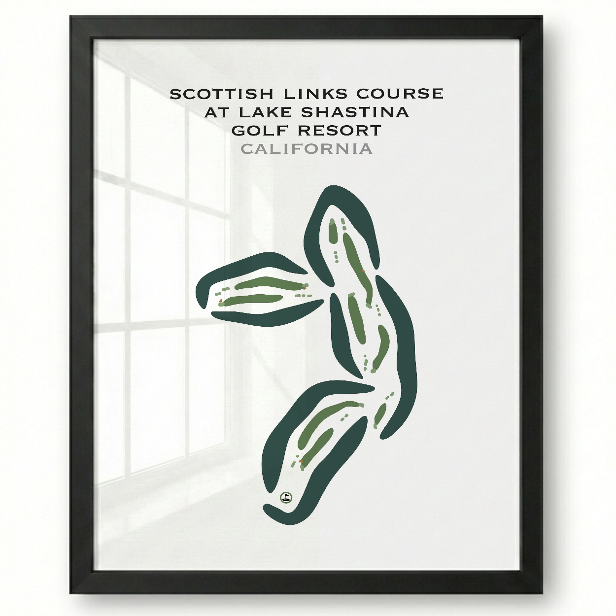 Scottish Links at Lake Shastina Golf Resort, California - Printed Golf Courses