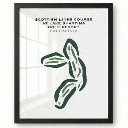 Scottish Links at Lake Shastina Golf Resort, California - Printed Golf Courses