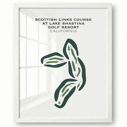 Scottish Links at Lake Shastina Golf Resort, California - Printed Golf Courses