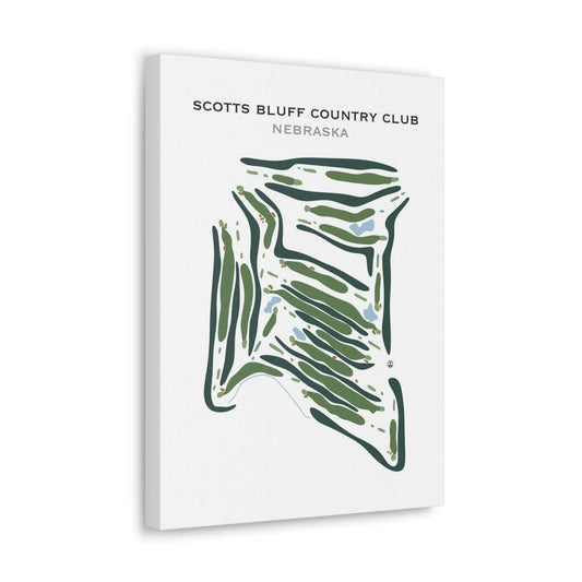 Scotts Bluff Country Club, Nebraska - Printed Golf Courses