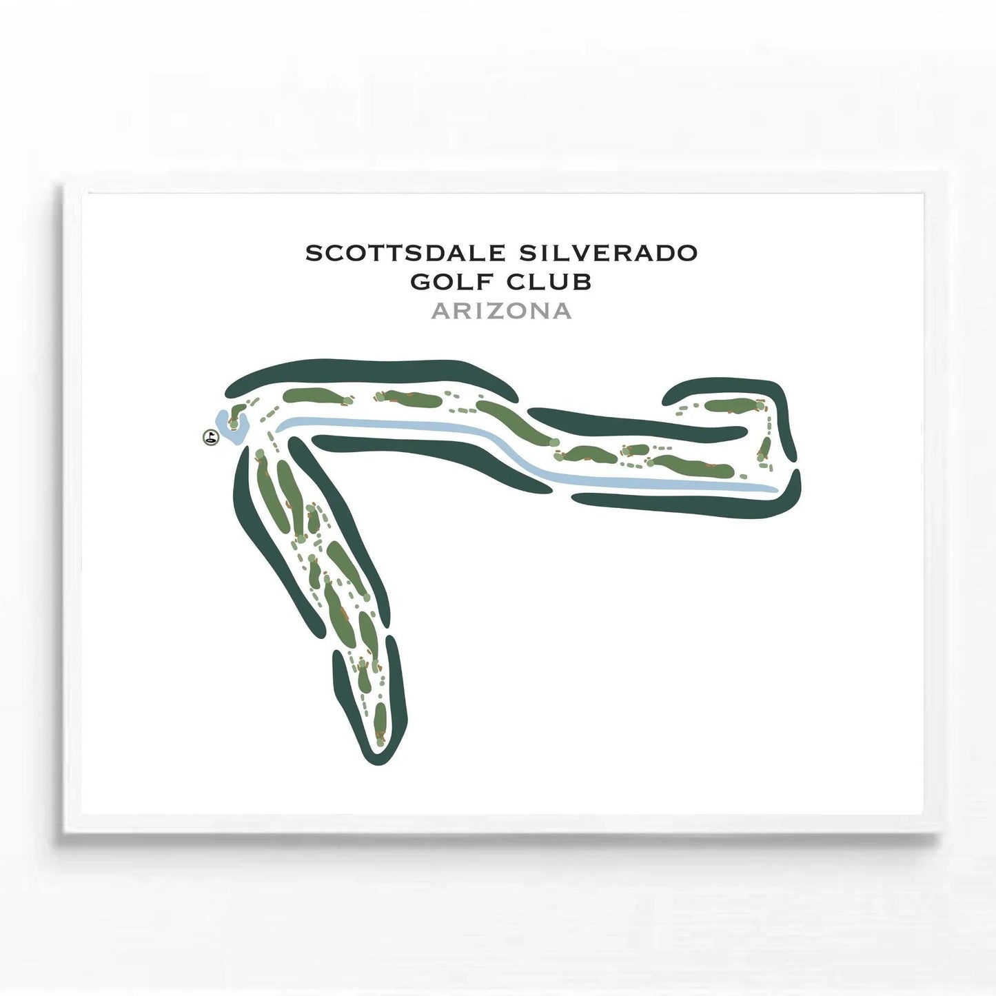 Scottsdale Silverado Golf Club, Arizona - Printed Golf Courses