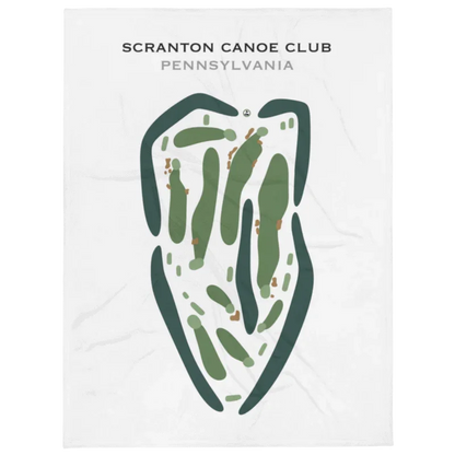 Scranton Canoe Club, Pennsylvania - Printed Golf Courses