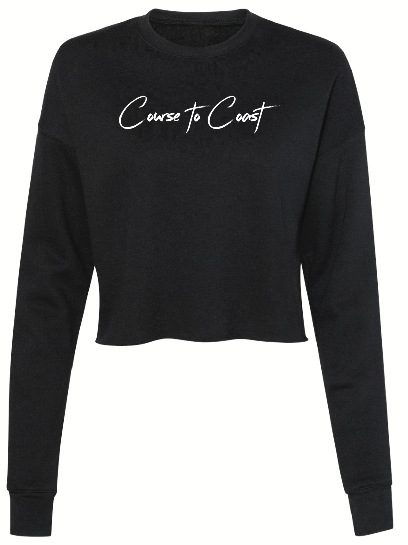 Crew Crop Pullover- Midnight