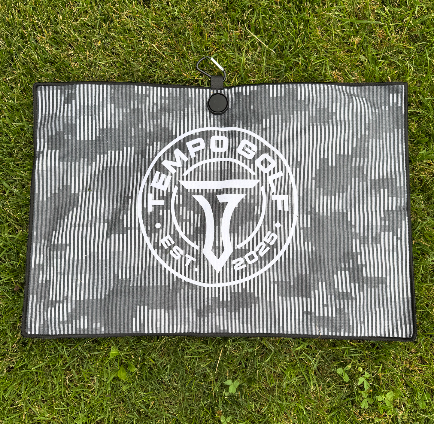 Tempo Golf Towel - Black Camo