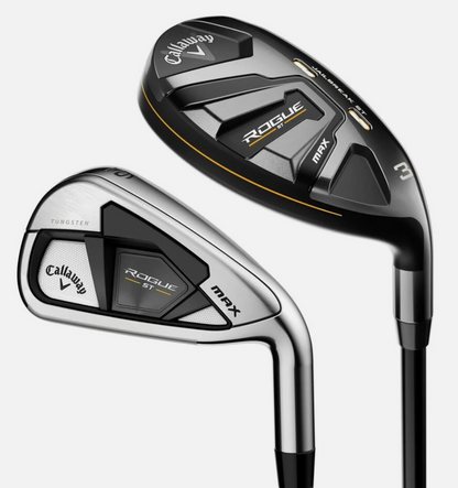 Callaway NEW Rogue ST Max Combo Set 4H, 5H, 6-PW, AW Graphite Regular Flex