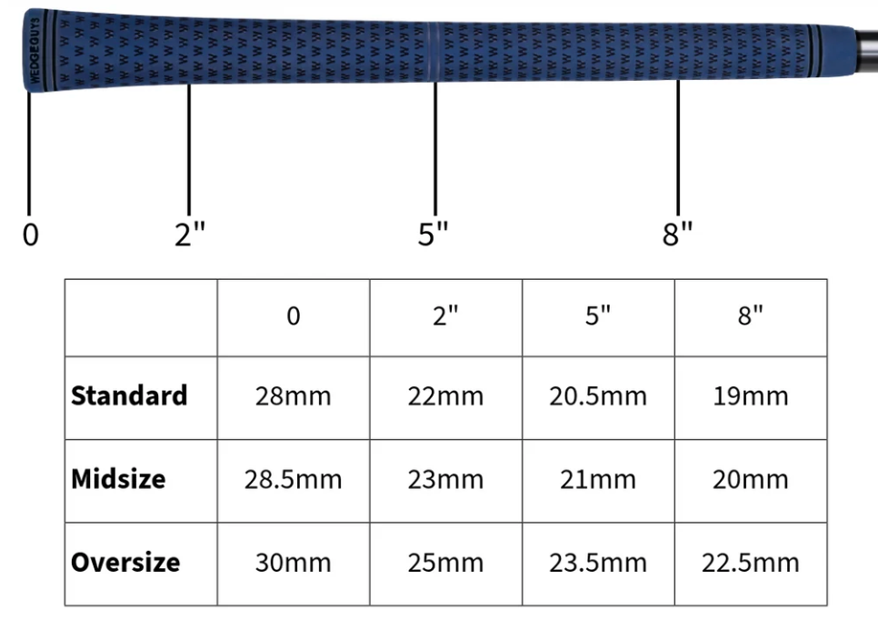 Wedge Guys GLP Velvet Golf Grips 13-Pack Standard Midsize Oversize