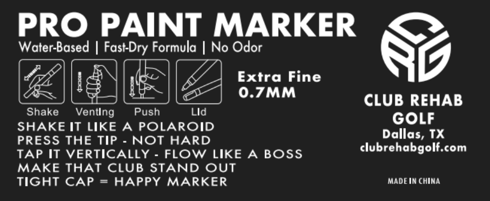 Pro Golf Paint Marker