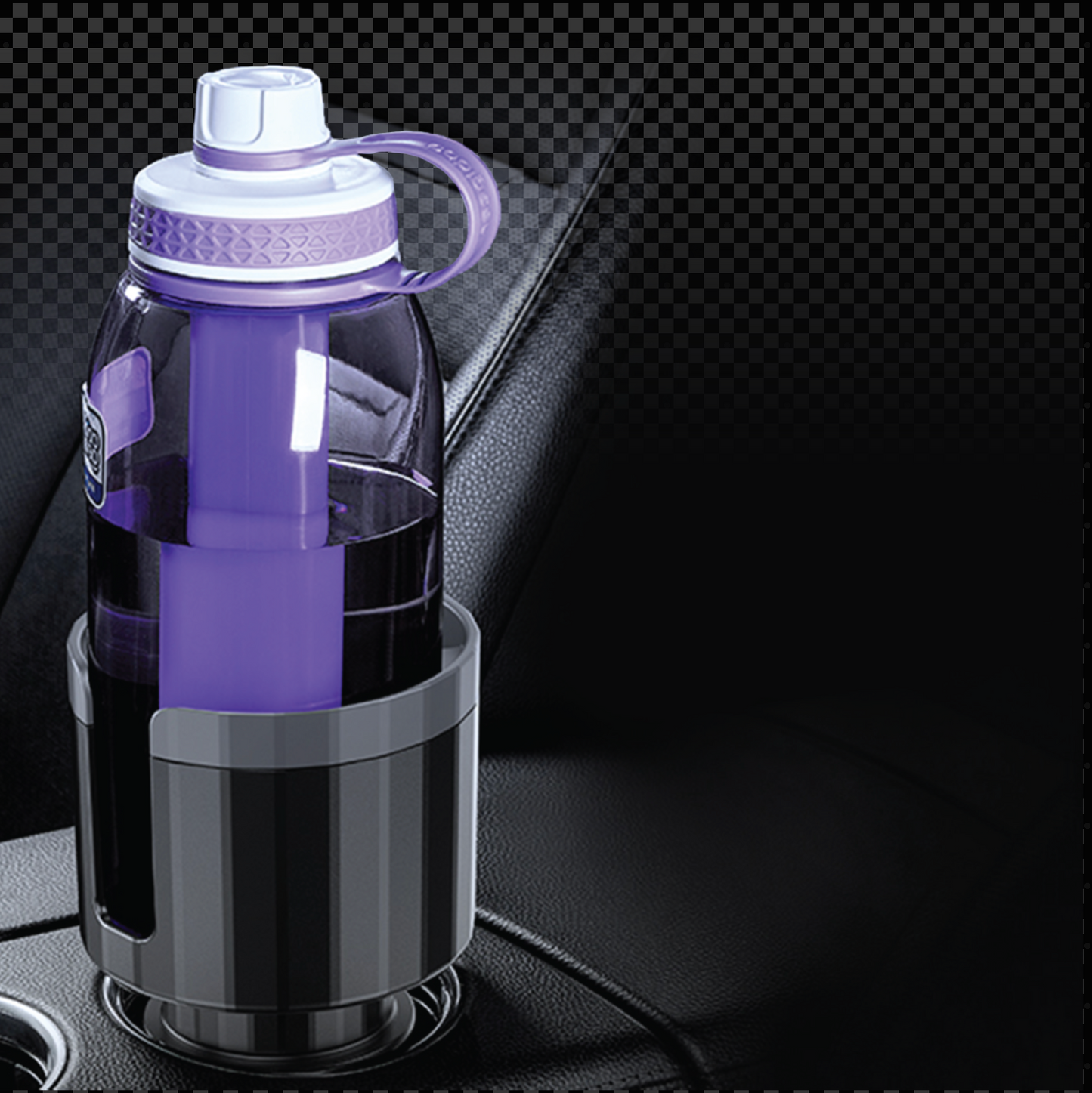 Xspander™ Golf Cart Cup Holder Expander – Universal Twist-to-Lock Adapter