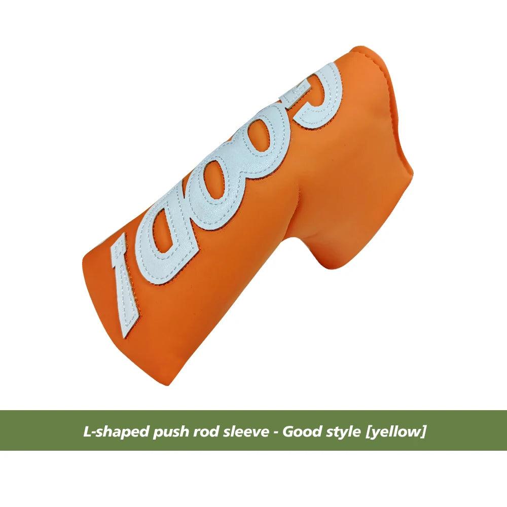 Golf Blade Putter Cover Golf HeadCover Multiple Style Magnetic Magic Tape Open Close Golf Club Protective Headgear Golf Supplies