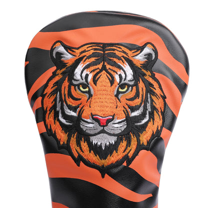 Bengal Tiger Embroidery Golf Headcover Golf Driver Head Covers