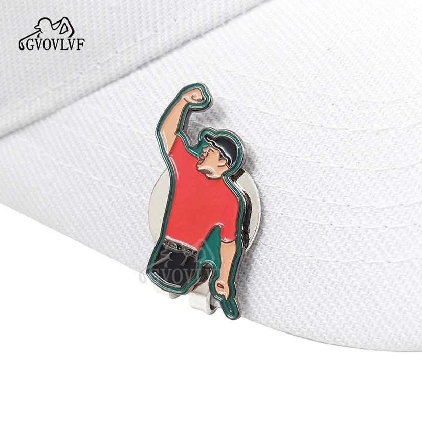 Golf Ball Marker Golf Accessories Ball Marker Magnetic fit Golf Divot Tools Hat Durable to Line Up Putts Indoors or Outdoors