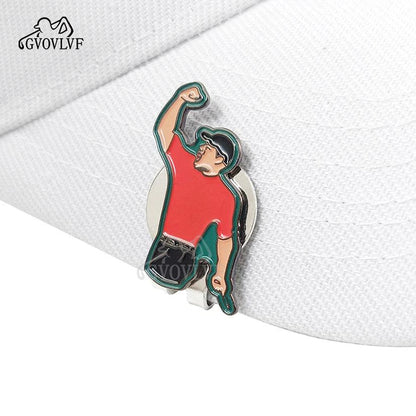 Golf Ball Marker Golf Accessories Ball Marker Magnetic fit Golf Divot Tools Hat Durable to Line Up Putts Indoors or Outdoors