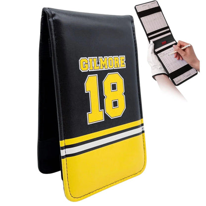 Gilmore Golf Headcovers - Embroidery Gilmore 18 - Premium Leather Driver Fairway Wood Hybrid Blade Putter Cover