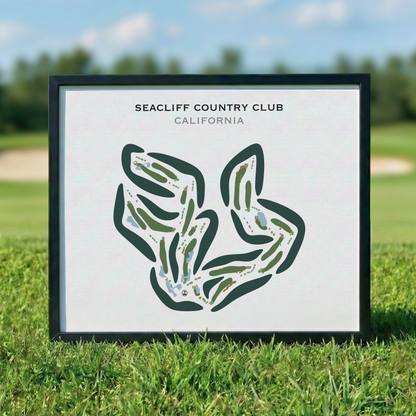 SeaCliff Country Club, California - Printed Golf Courses