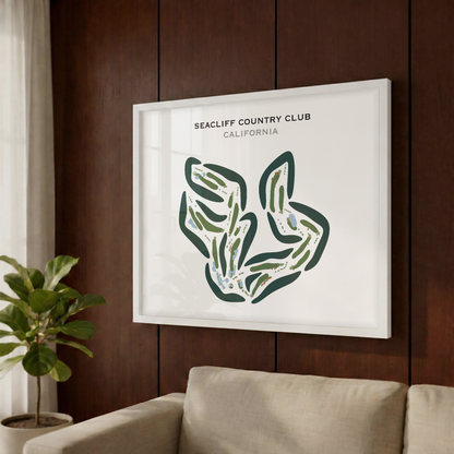 SeaCliff Country Club, California - Printed Golf Courses