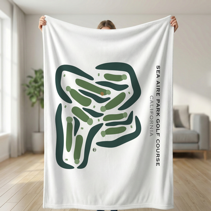 Sea Aire Park Golf Course, California - Printed Golf Courses