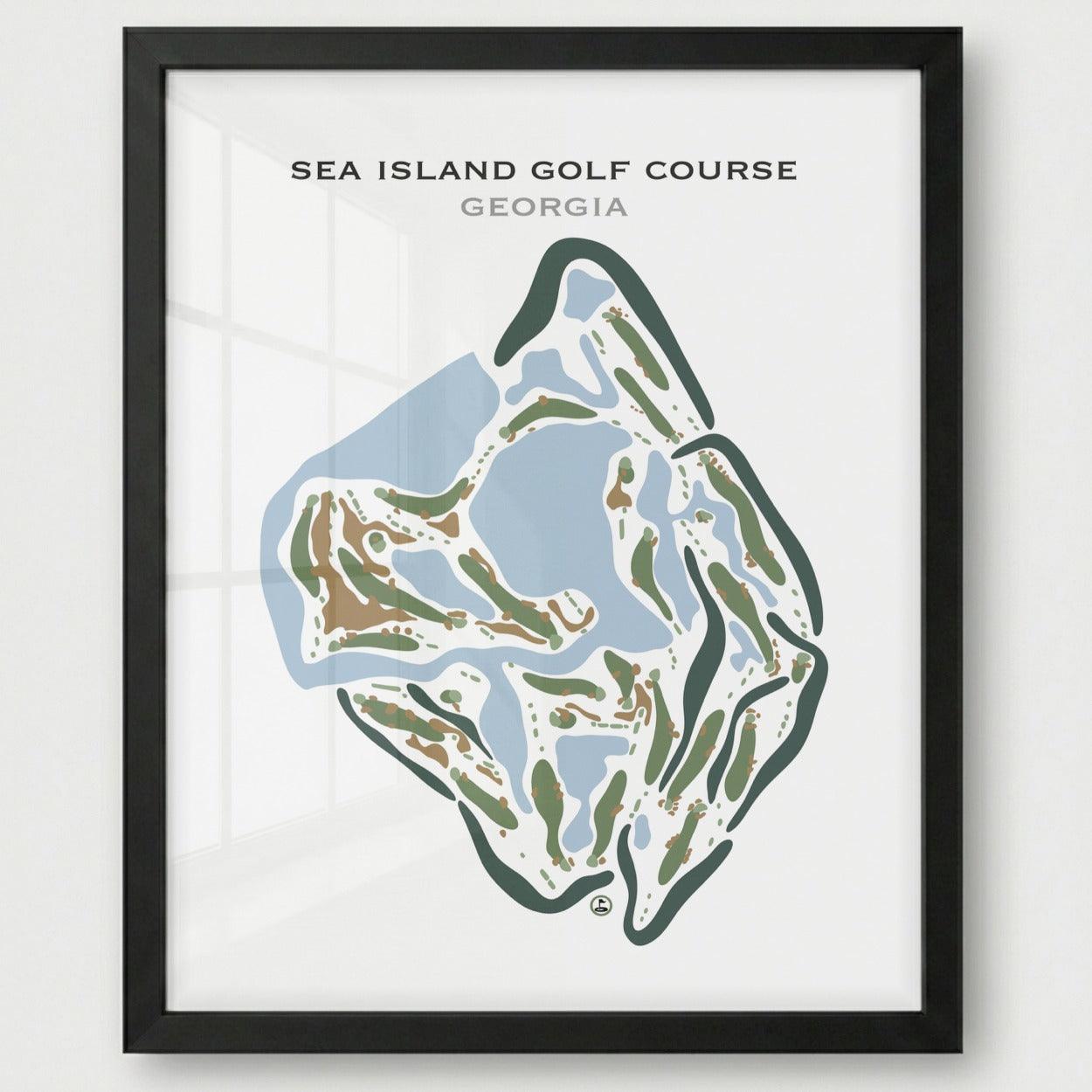 Sea Island Golf Course, Georgia - Printed Golf Courses