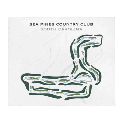 Sea Pines Country Club, South Carolina - Printed Golf Course