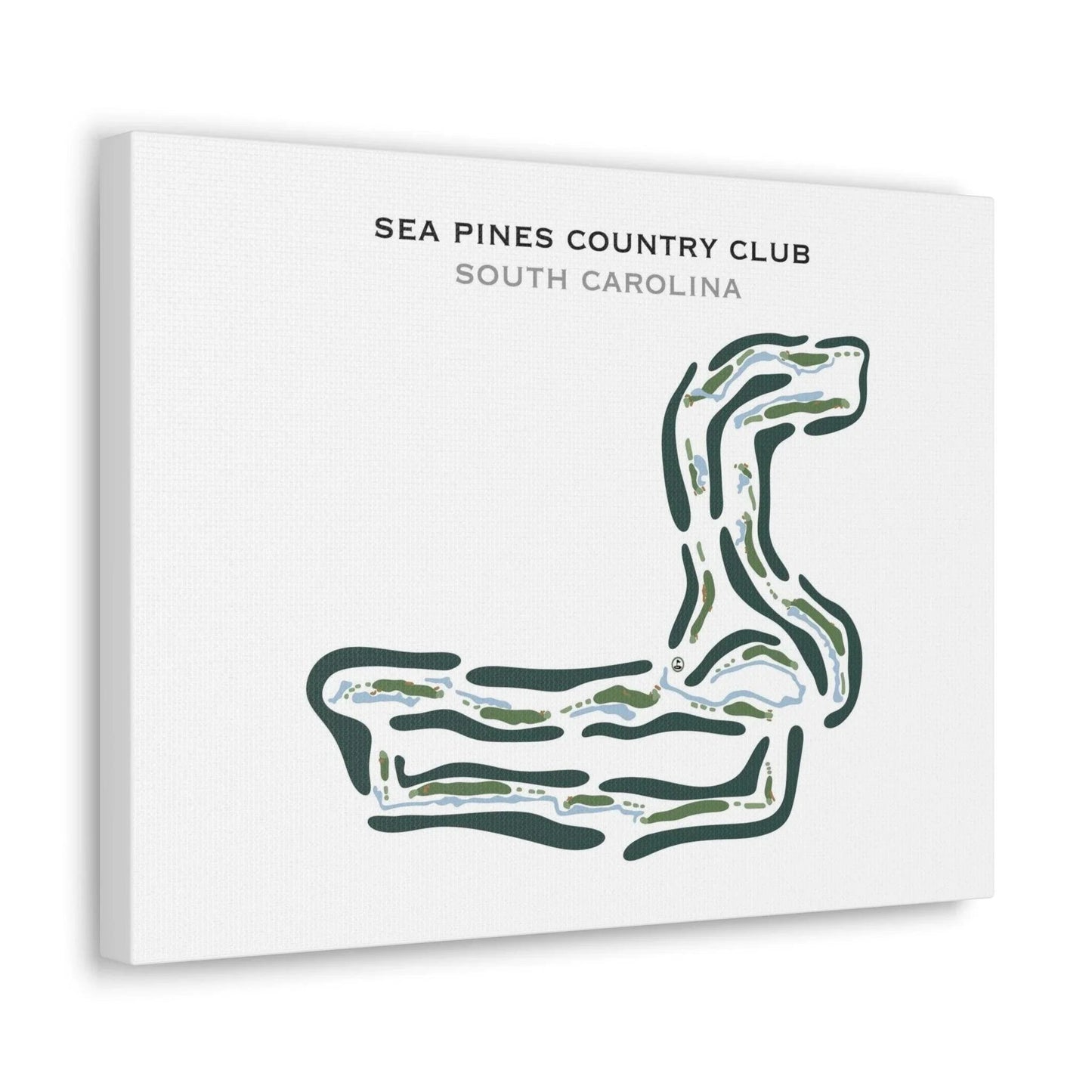 Sea Pines Country Club, South Carolina - Printed Golf Course
