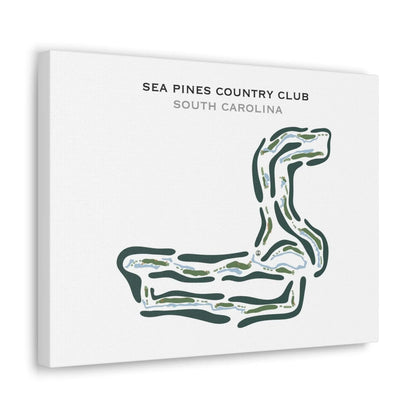 Sea Pines Country Club, South Carolina - Printed Golf Course