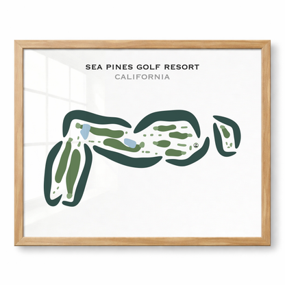 Sea Pines Golf Resort, California - Printed Golf Courses