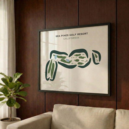 Sea Pines Golf Resort, California - Printed Golf Courses