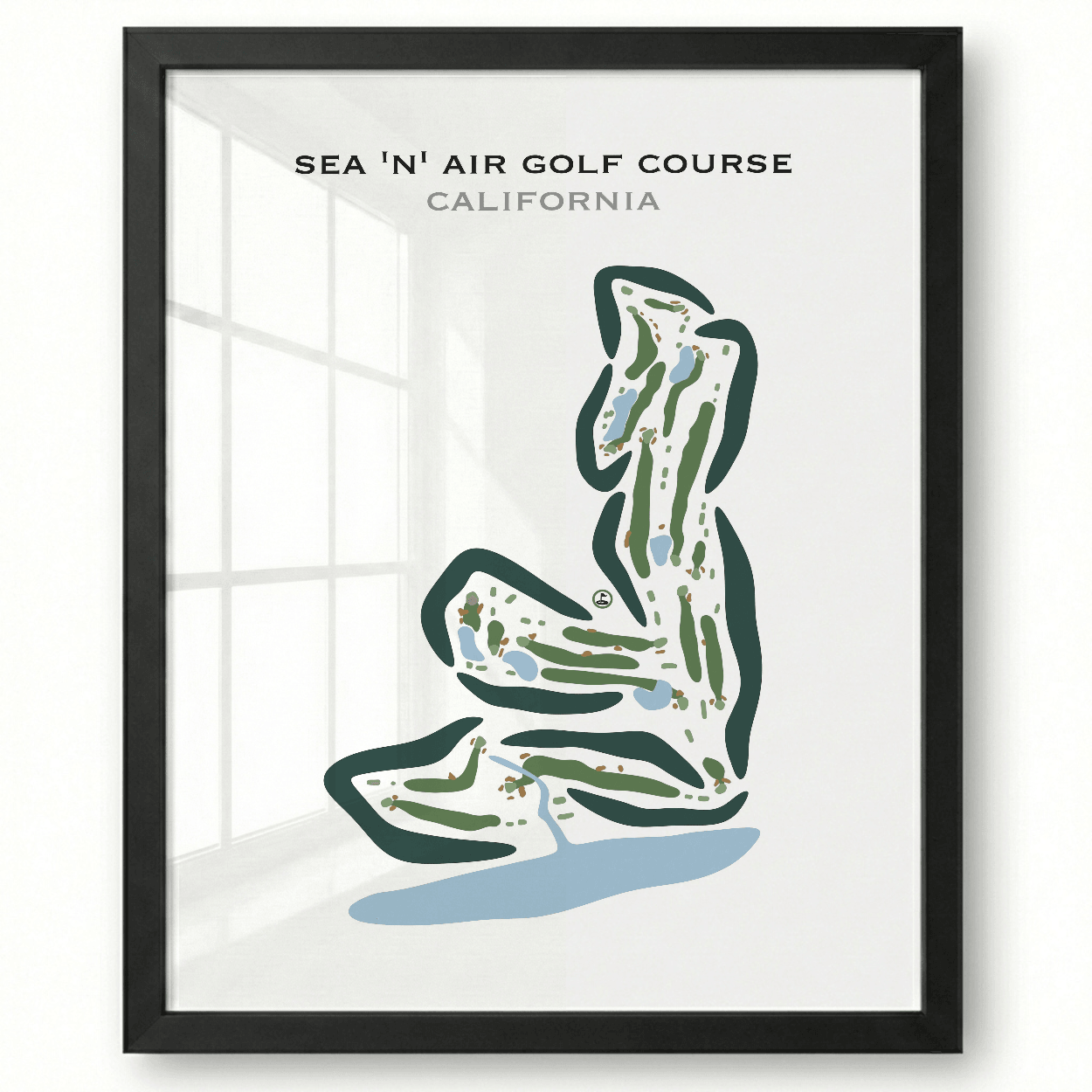 Sea 'N Air Golf Club, California - Printed Golf Courses
