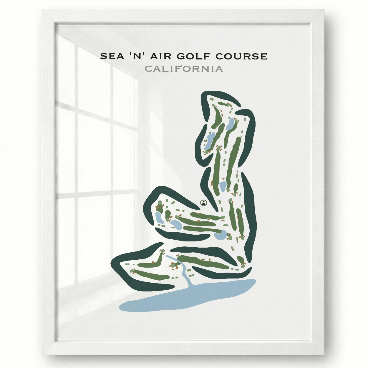 Sea 'N Air Golf Club, California - Printed Golf Courses