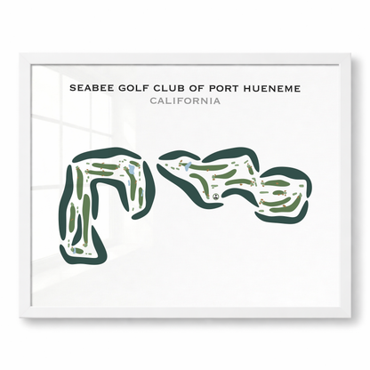 Seabee Golf Club of Port Hueneme, California - Printed Golf Courses