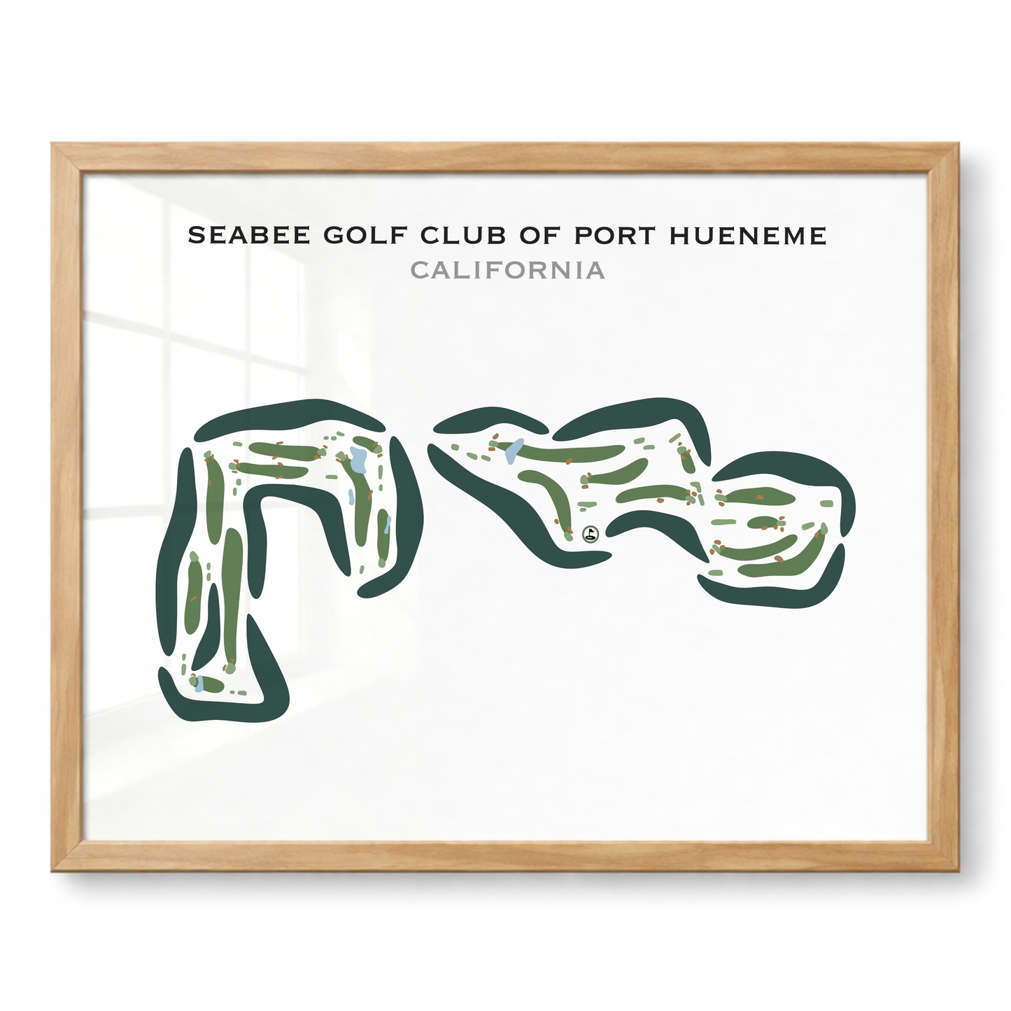 Seabee Golf Club of Port Hueneme, California - Printed Golf Courses
