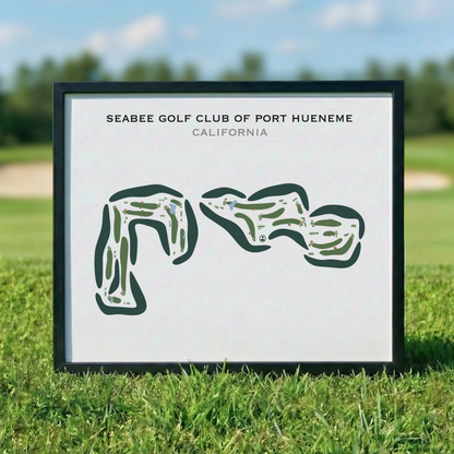 Seabee Golf Club of Port Hueneme, California - Printed Golf Courses