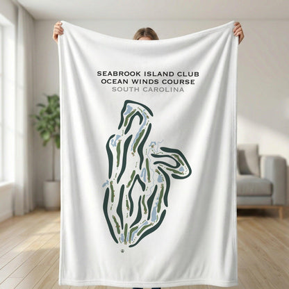 Seabrook Island Club, Ocean Winds Course, South Carolina - Printed Golf Course