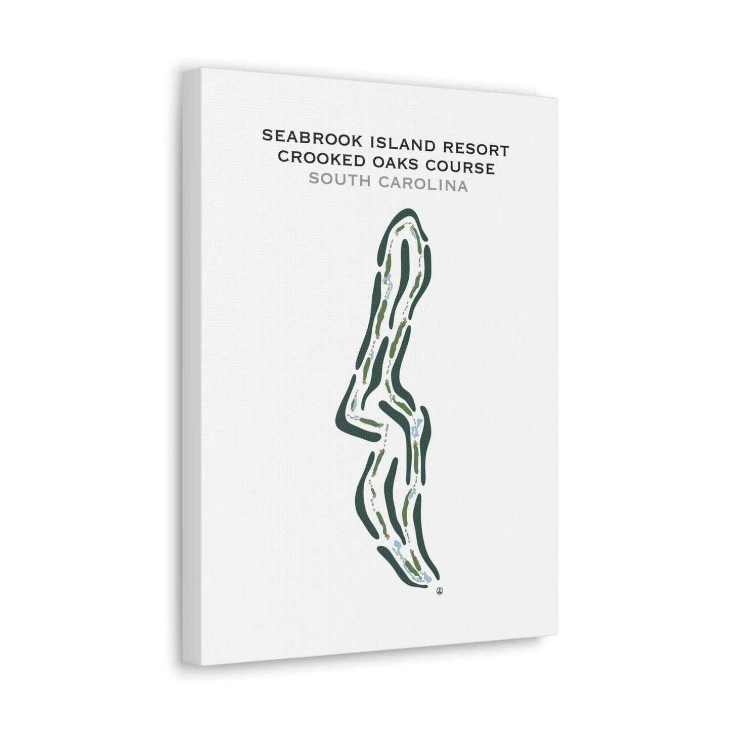 Seabrook Island Resort, Crooked Oaks Golf Course, South Carolina - Printed Golf Course