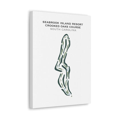 Seabrook Island Resort, Crooked Oaks Golf Course, South Carolina - Printed Golf Course