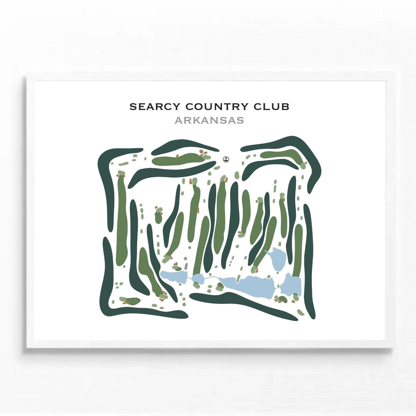 Searcy Country Club, Arkansas - Printed Golf Course