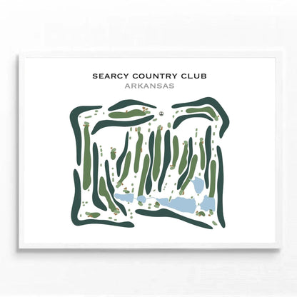 Searcy Country Club, Arkansas - Printed Golf Course