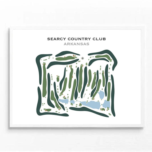 Searcy Country Club, Arkansas - Printed Golf Course