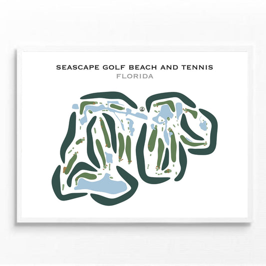 Seascape Golf Beach and Tennis, Florida - Printed Golf Courses