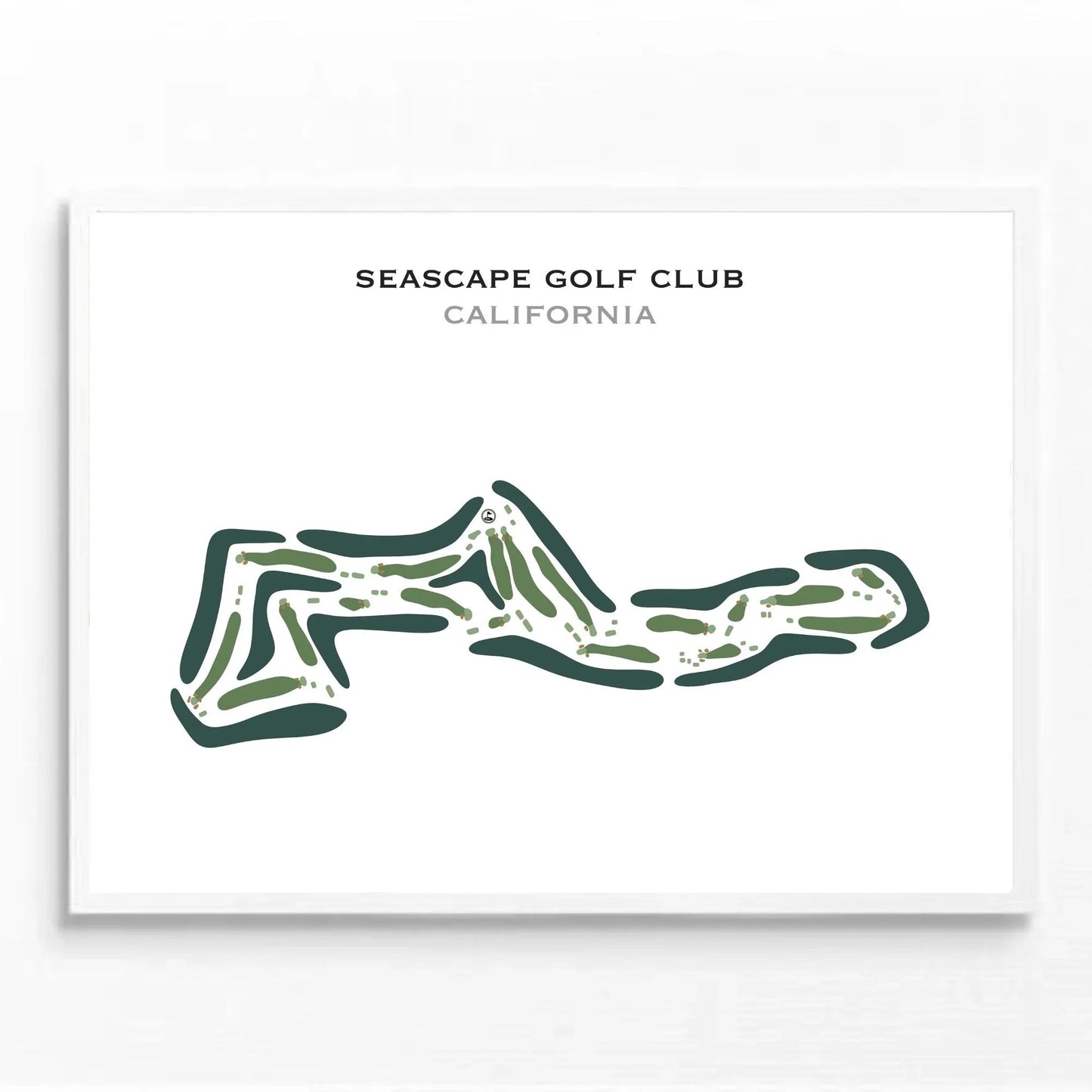 Seascape Golf Club, California - Printed Golf Courses
