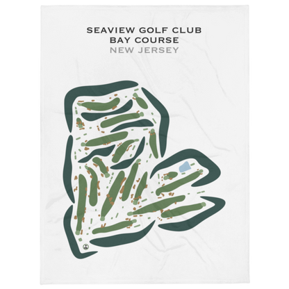 Seaview Golf Club - Bay Course, New Jersey - Printed Golf Courses