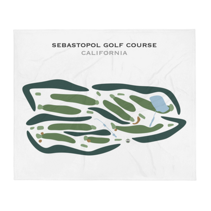 Sebastopol Golf Course, California - Printed Golf Courses