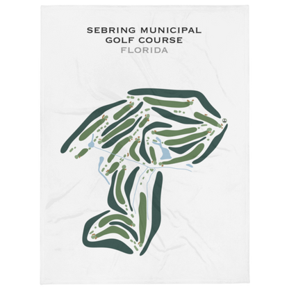Sebring Municipal Golf Course, Florida - Printed Golf Courses