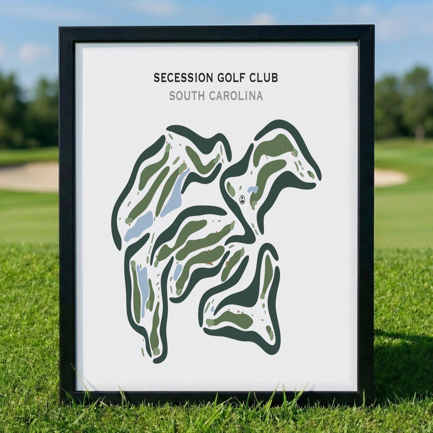 Secession Golf Club, South Carolina - Printed Golf Courses