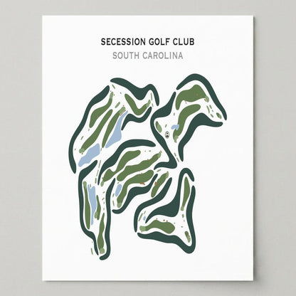 Secession Golf Club, South Carolina - Printed Golf Courses