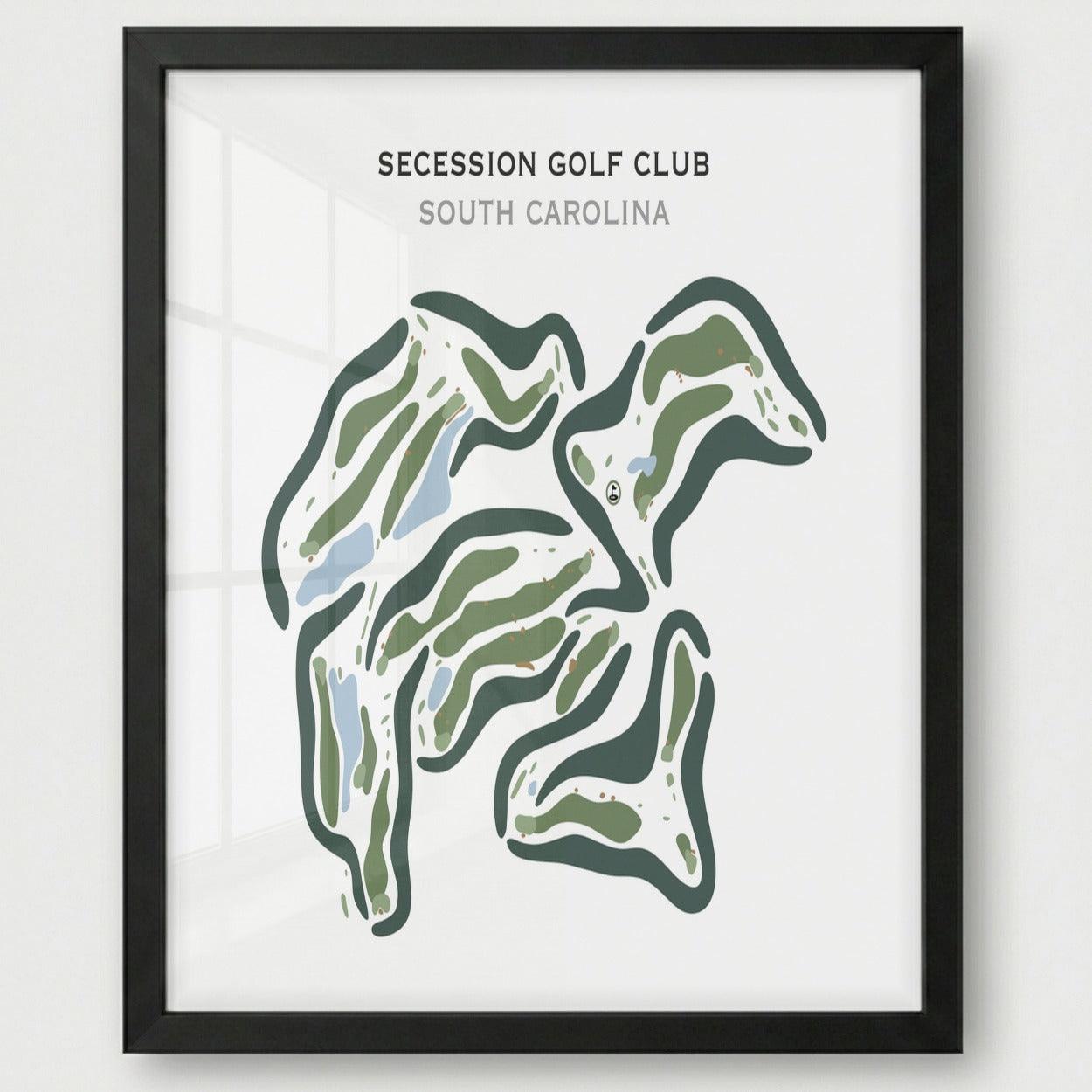 Secession Golf Club, South Carolina - Printed Golf Courses