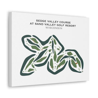 Sedge Valley Course at Sand Valley Golf Resort, Wisconsin - Printed Golf Courses