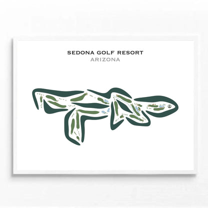 Sedona Golf Resort, Arizona - Printed Golf Courses