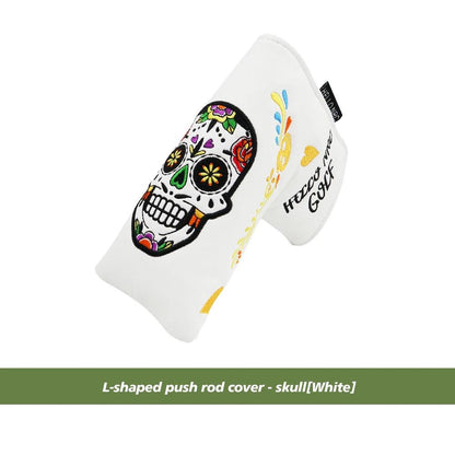 Golf Blade Putter Cover Golf HeadCover Multiple Style Magnetic Magic Tape Open Close Golf Club Protective Headgear Golf Supplies