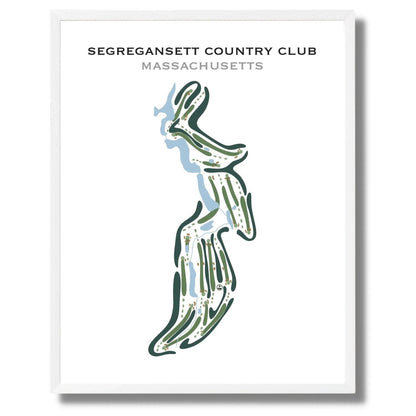 Segregansett Country Club, Massachusetts - Printed Golf Courses