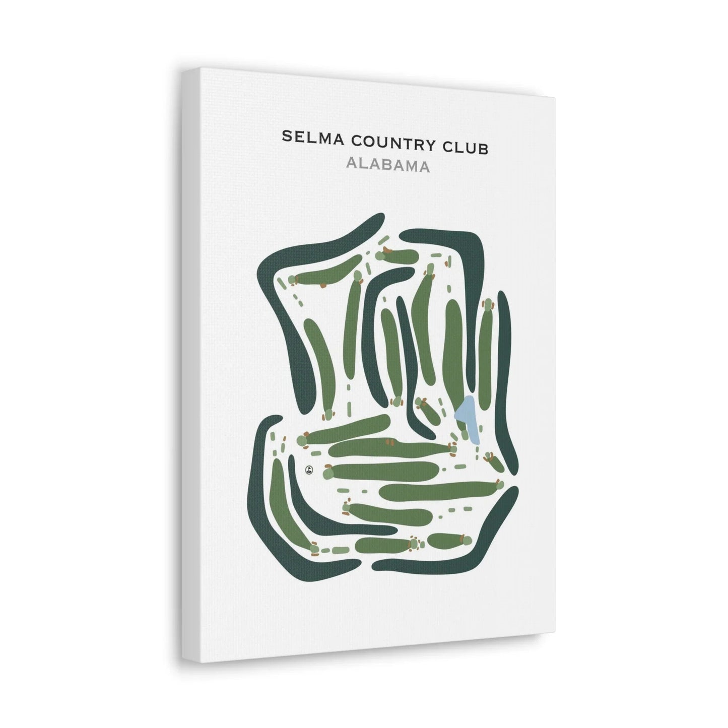 Selma Country Club, Alabama - Printed Golf Courses